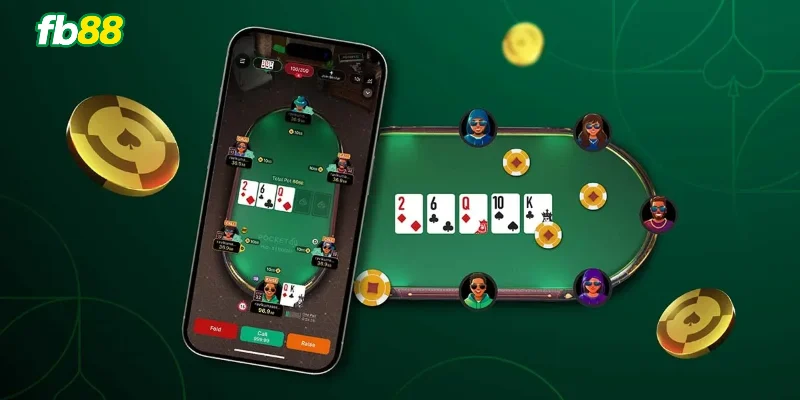 Vòng flop trong Poker FB88
